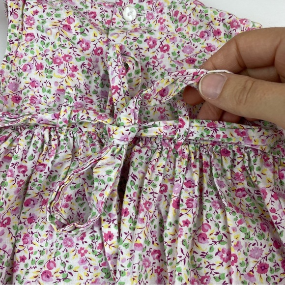 Edgehill Collection Pink Green Yellow Floral Dress Girl Size 3 Months - Picture 8 of 8